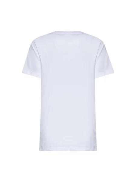 Koszulka Max Mara z kamieniami biała