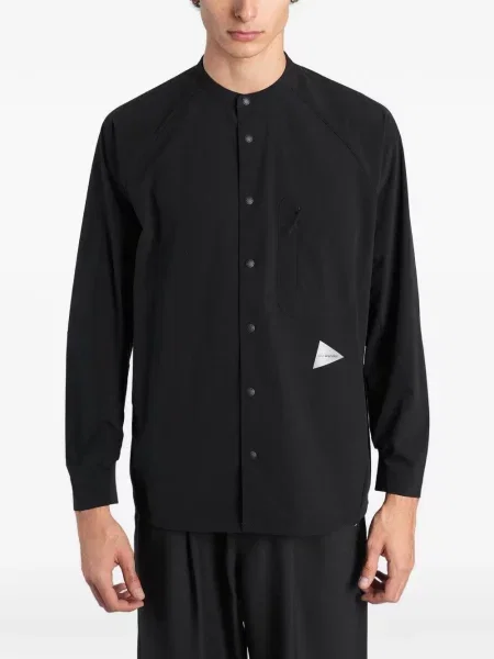Cămașă And Wander din fleece negru