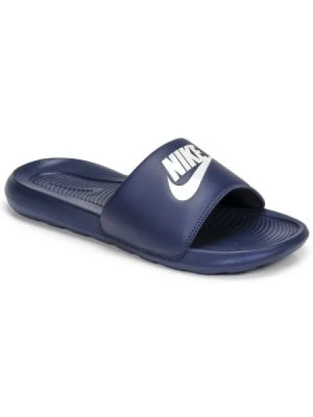 Férfi papucs Nike Victori One Slide midnight navy/midnight navy/white. Méret: 40 EU fehér