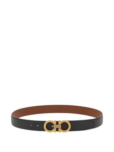 Cu centură reversibil curea Ferragamo negru