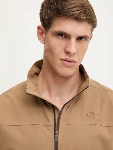 Куртка The North Face в уличном стиле коричневая