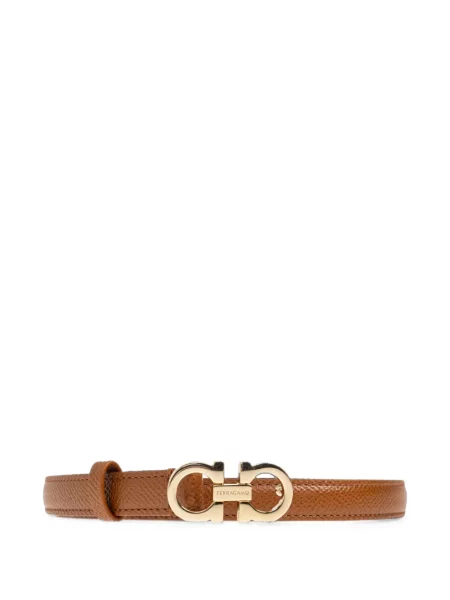 Cu centură curea Ferragamo maro