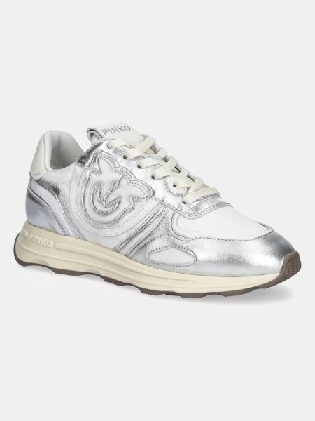 Pinko sneakers Zoe argintiu