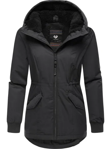Ragwear Geacă funcțională Dowey Warm Rain' negru