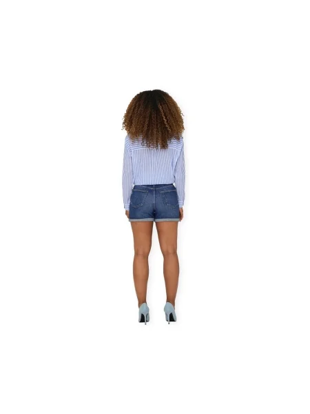 Pantaloni scurți din denim Only albastru