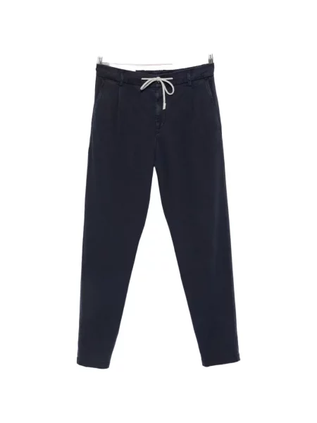 Pantaloni Eleventy cu cordon albastru