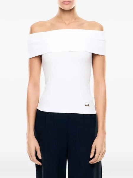 Top Ea7 Emporio Armani alb