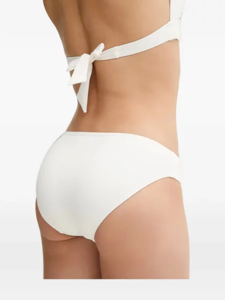 Reversibil bikini Michael Michael Kors cu broderie din piele de căprioară portocaliu