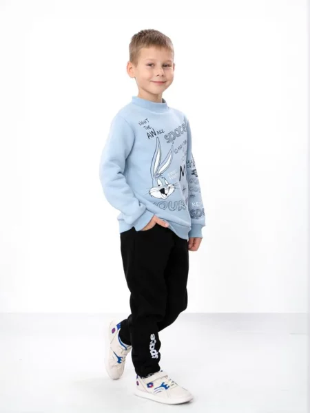 Дитячий Спортивний костюм Носи своє бавовна/поліестер блакитний