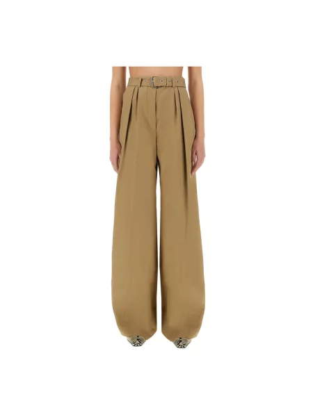 Spodnie Dries Van Noten beżowe