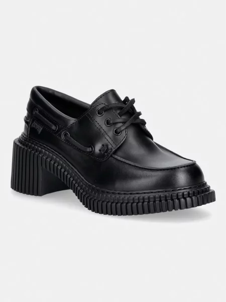 Camper pantofi pentru femei din piele Pix London negru