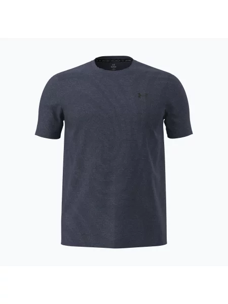Tricou de antrenament bărbați Under Armour Vanish Seamless Novelty SS downpour gray/ultimate black negru