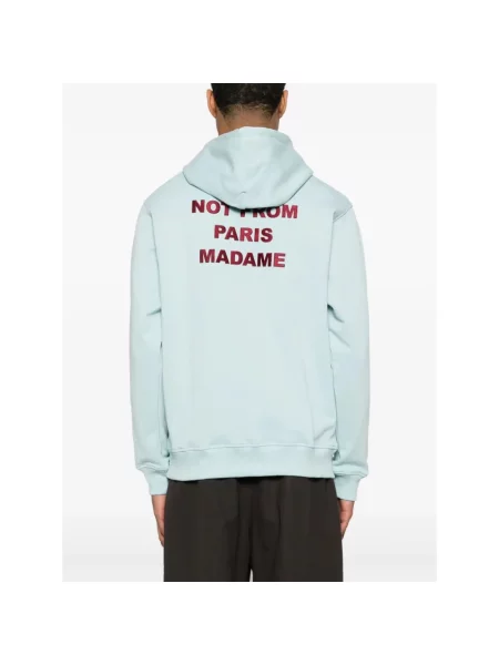 Bluza z kapturem Drole De Monsieur niebieska