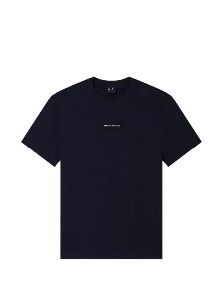 Póló Armani Exchange autogrammal kék