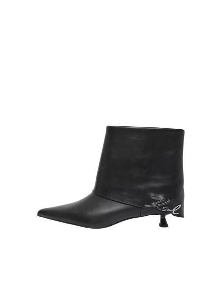 Botine KARL LAGERFELD negru