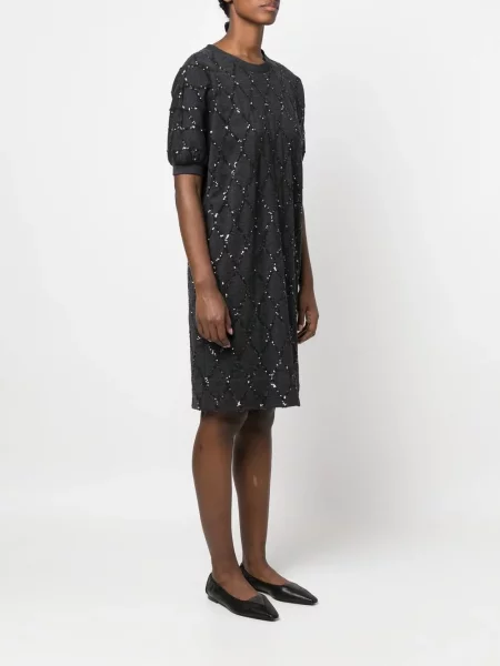 Rochie Brunello Cucinelli cu paiete gri