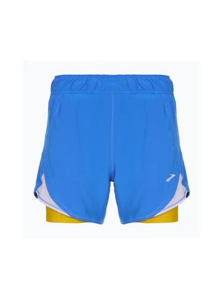 Шорти для бігу Brooks Chaser 5" bluetiful/golden hour золоті