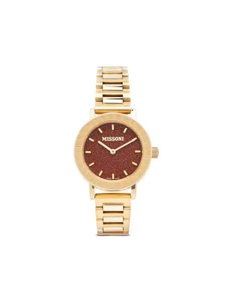 Ceas Missoni cu strasuri roșu