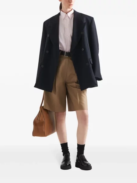 Cămașă Prada cu broderie roz
