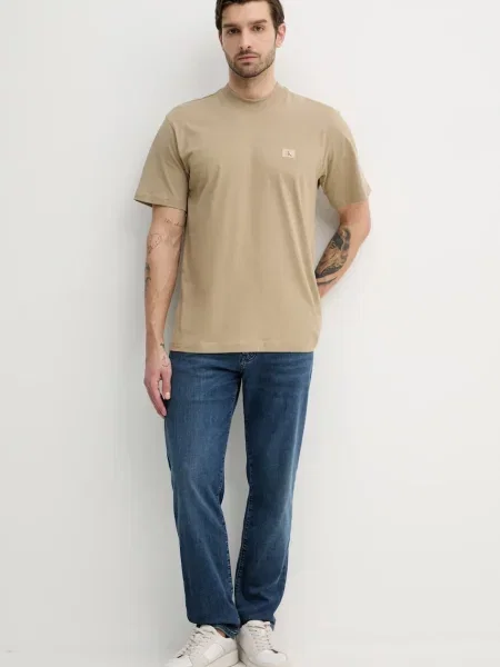 Calvin Klein Jeans kratka majica bež