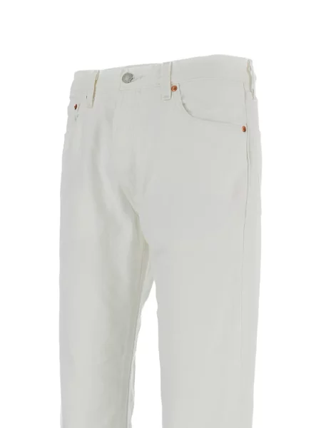 Kołnierzykowy szeroka koszulka Levi's z okrągłym dekoltem biała