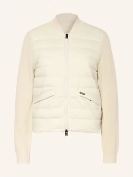 Woolrich Kurtka Puchowa Z Mieszanki Materiałów weiss