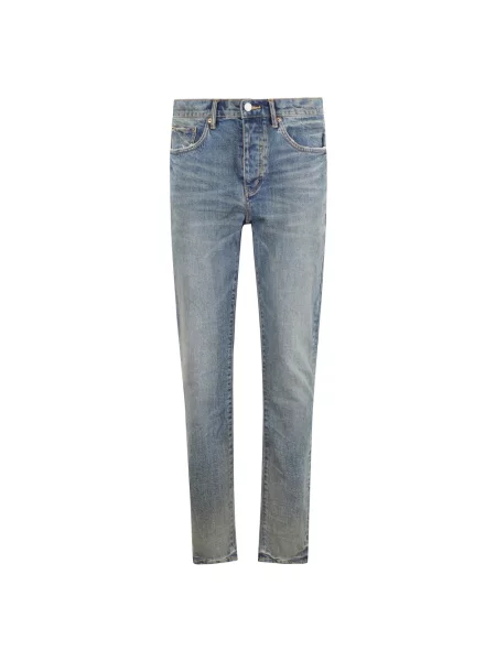 Skinny jeansy skinny Purple Brand niebieskie