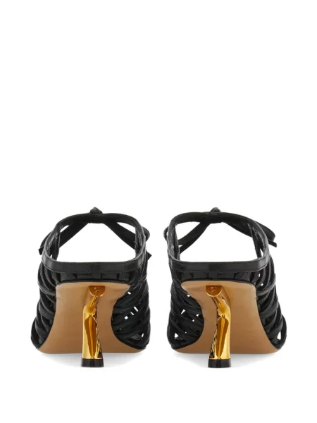 Papuci tip mules Ferragamo negru