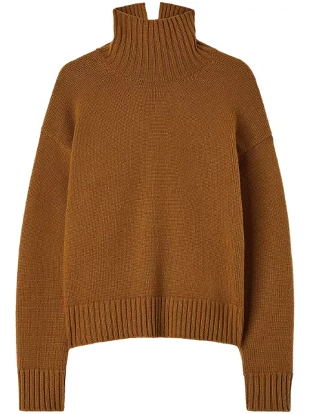 Pulover Jil Sander din cașmir maro