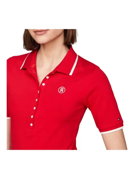 Tricou Tommy Hilfiger roșu