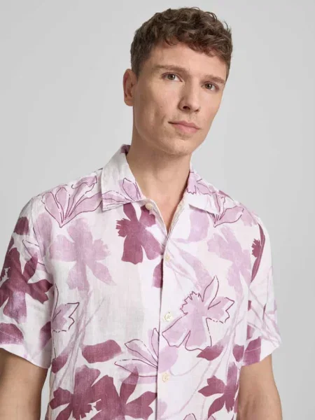 Koszula casualowa o kroju relaxed fit z czystego lnu Marc O'polo