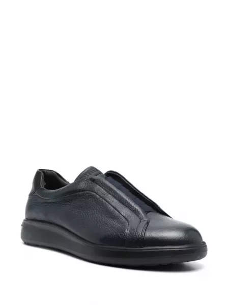 Sneakerși Fratelli Rossetti din piele albastru