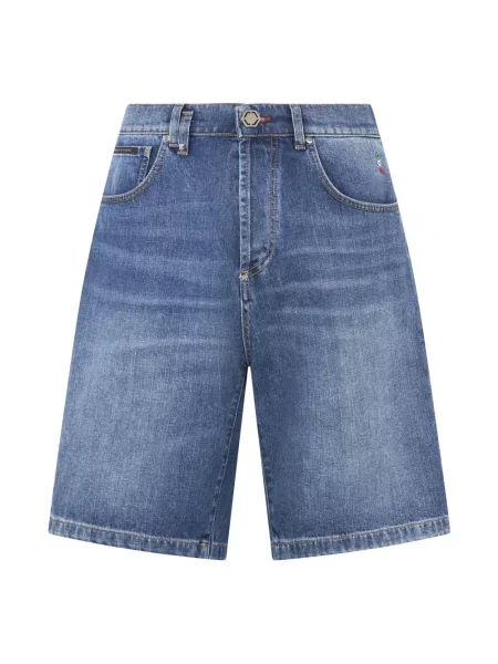 Bermudy Philipp Plein niebieskie