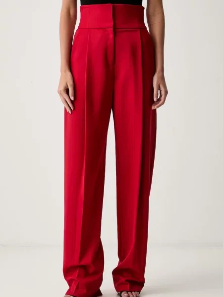 Pantaloni Elisabetta Franchi de lână