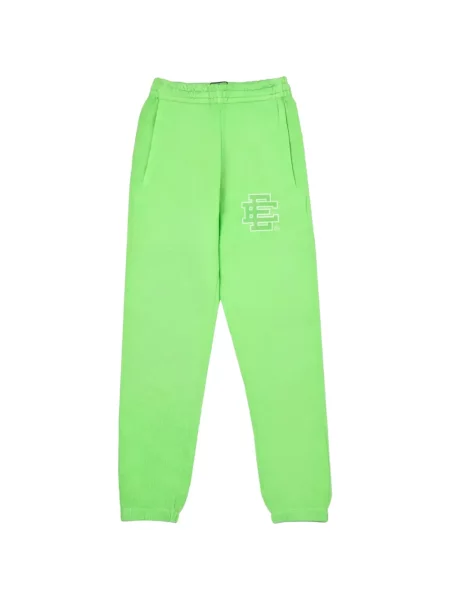 Pantaloni Eric Emanuel cu imagine alergare verde