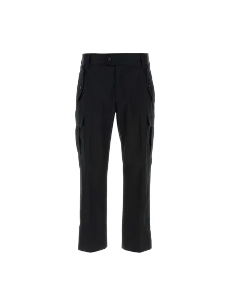 Spodnie cargo Alexander Mcqueen czarne