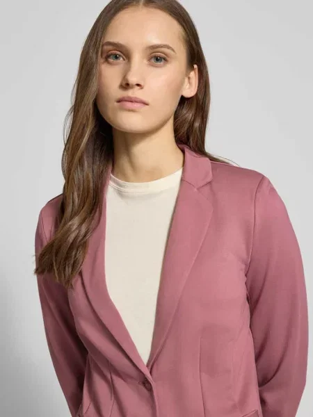 Taliowana krótka marynarka z mieszanki model POPTRASH' Only