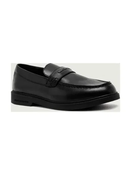 Karl Lagerfeld mocasini de piele KORI negru
