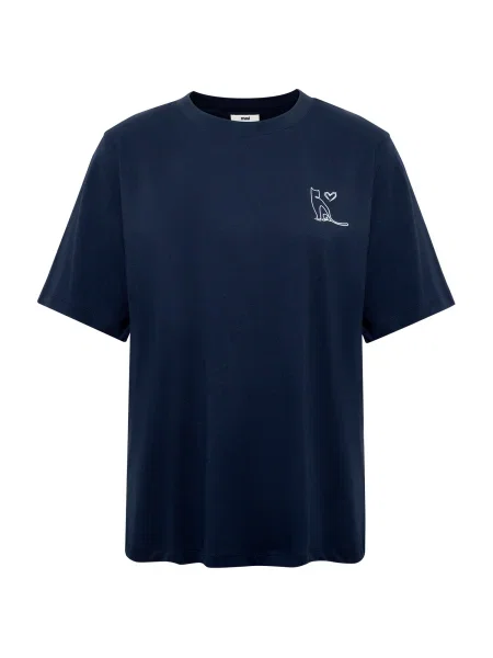 Mavi Tricou bleumarin alb