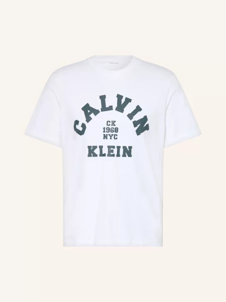 Calvin Klein Jeans Koszulka weiss biała