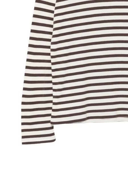 Lung tricou Closed cu dungi maro