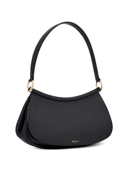 Geantă shopper Kiton din piele negru