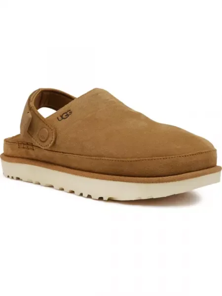 UGG Bőr otthoni cipő W GOLDENSTAR CLOG barna