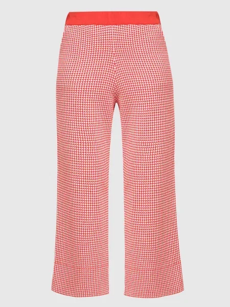 Кюлоти у візерунок гусяча лапка Allude червоні
