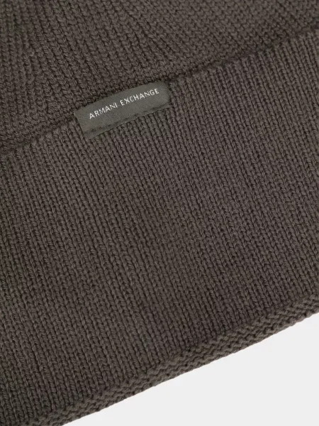 Armani Exchange Шапка Акрил/вовна зелений