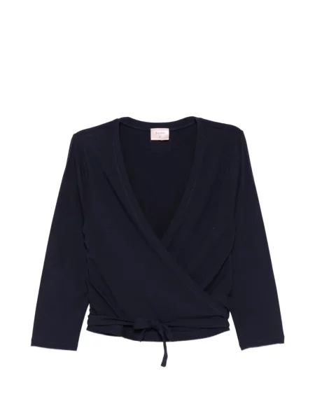 Lung top Repetto plic albastru