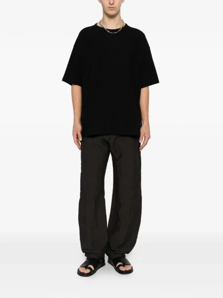 Tricou Ziggy Chen cu decolteu rotund negru