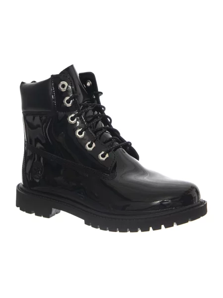 Botki Timberland skórzane czarne