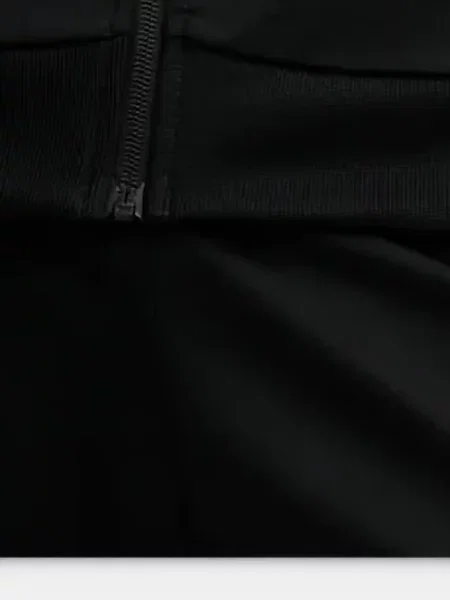 Pantaloni scurți Adidas alergare cu decolteu rotund plasă negru