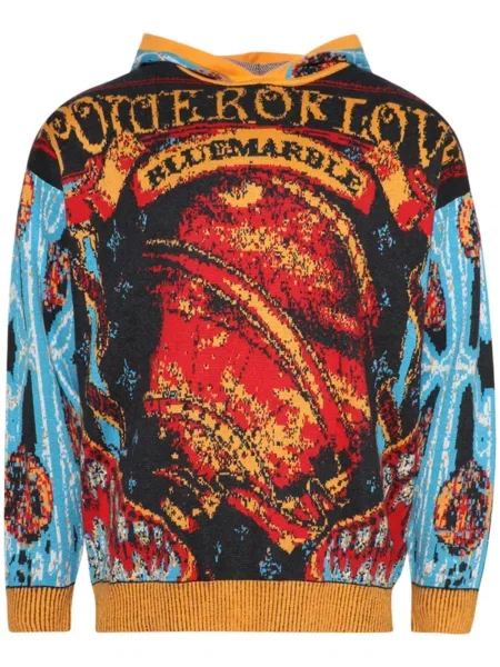 Hanorac cu glugă Bluemarble roșu